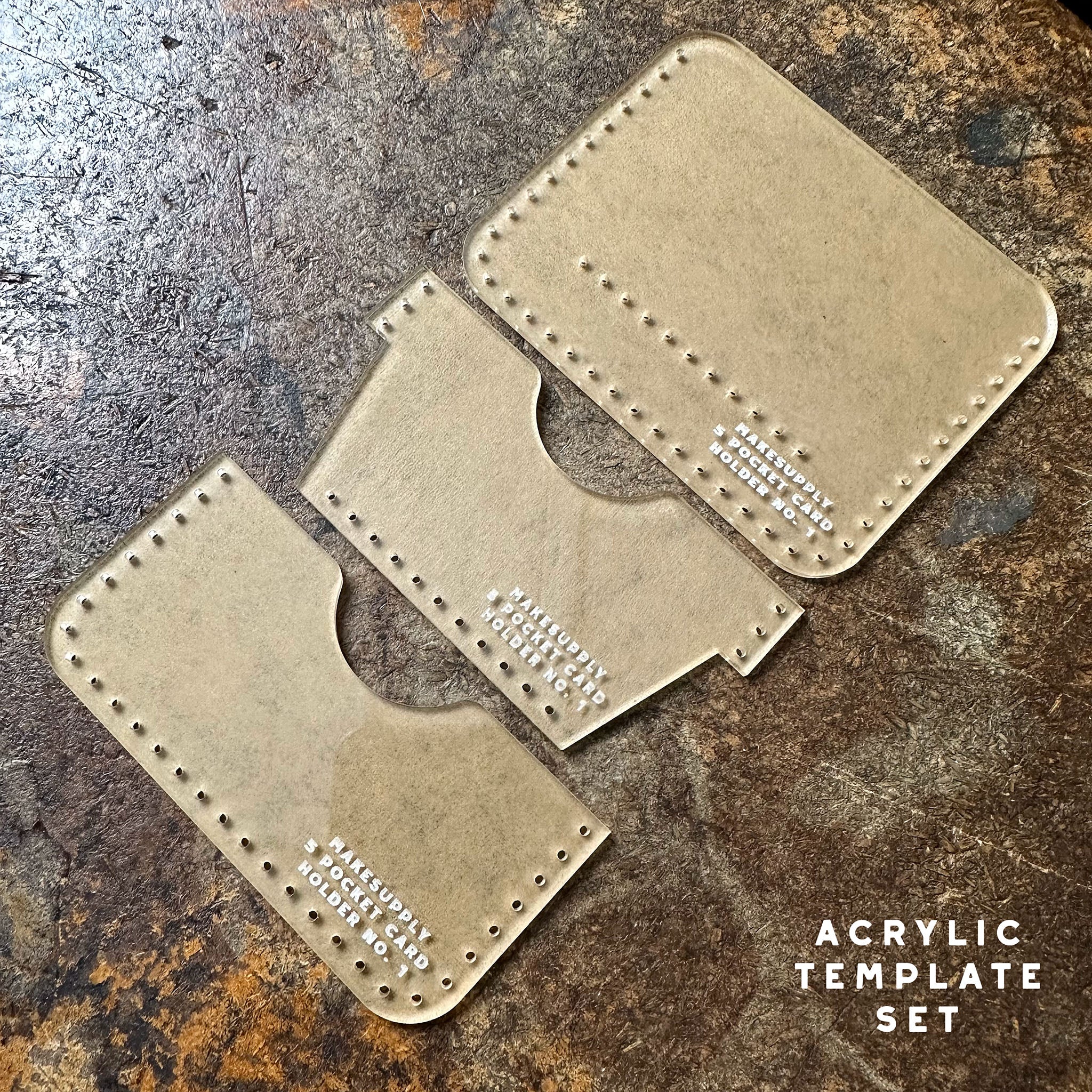 5 Pocket Card Holder No. 1 Template Set - Image 4