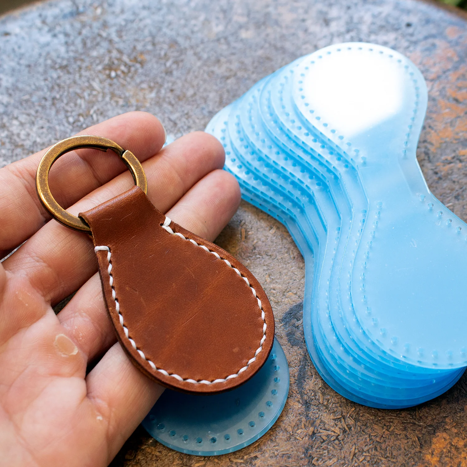 Classic Leather Key Fob Acrylic Template - Image 3