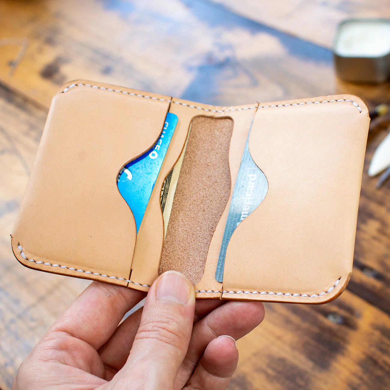 Double Folded Card Holder Acrylic Template Set - Image 4