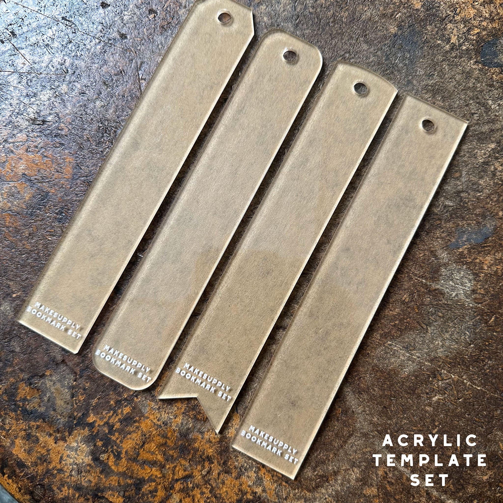 Leather Bookmarks Template Set - Image 4