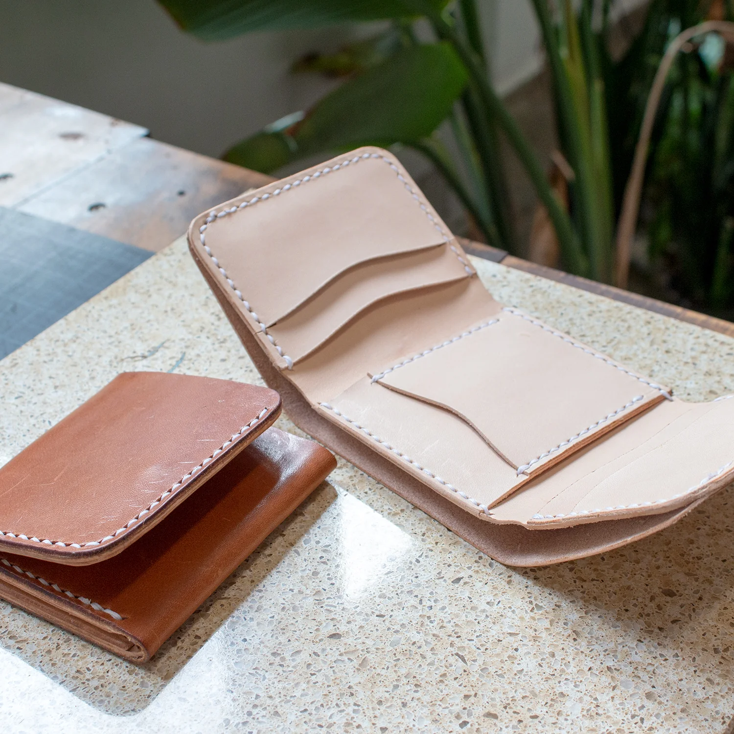 Leather Tri-Fold Wallet Acrylic Template Set - Image 4