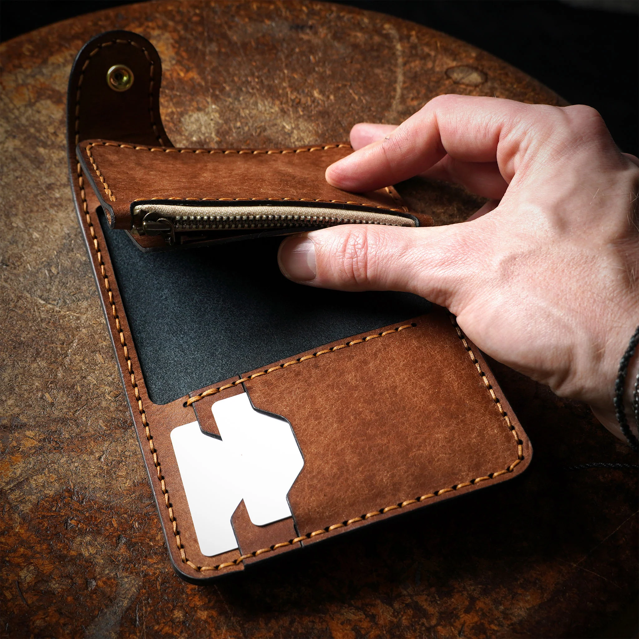 Vertical Bi-Fold Wallet No. 2 Template Set - Image 3
