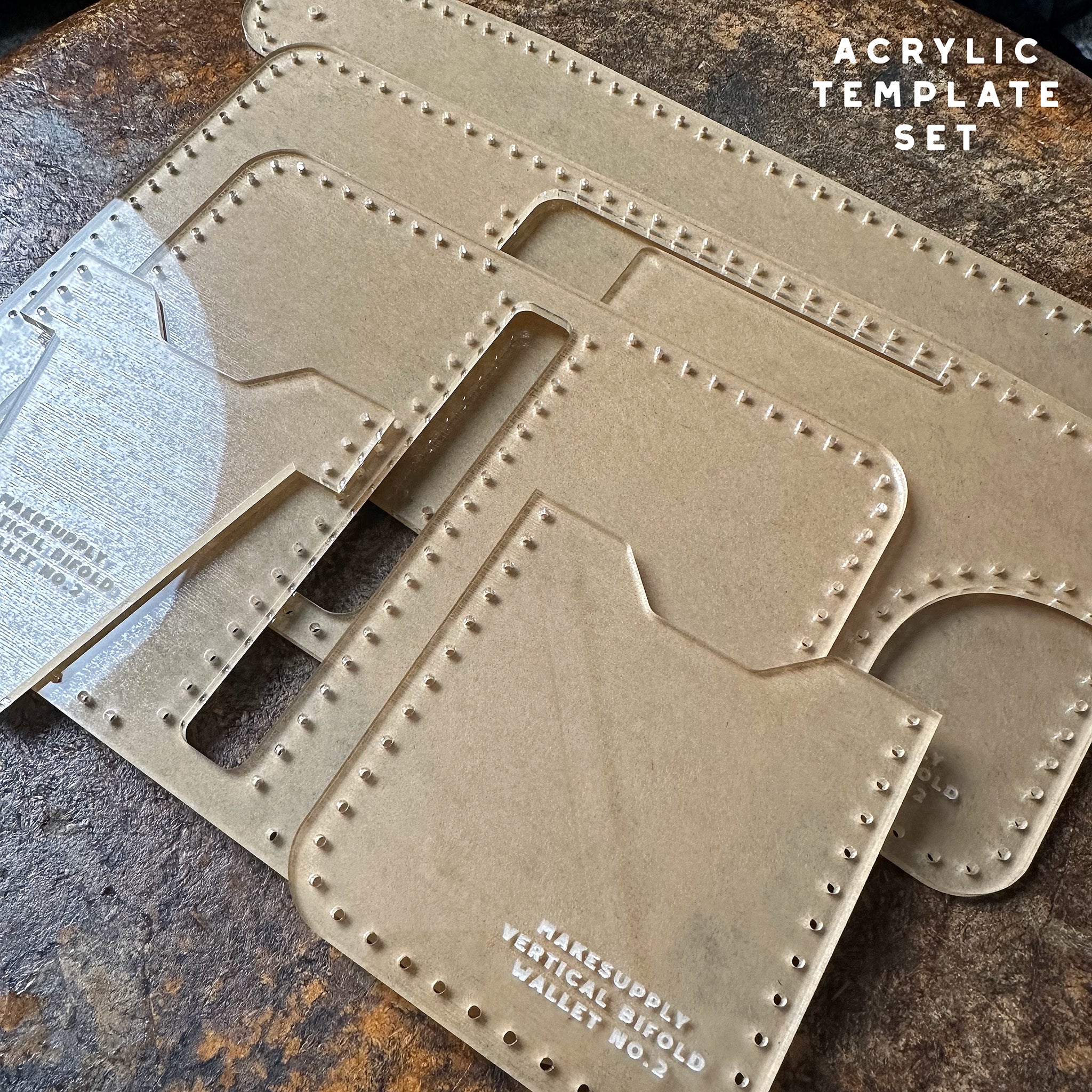 Vertical Bi-Fold Wallet No. 2 Template Set - Image 7